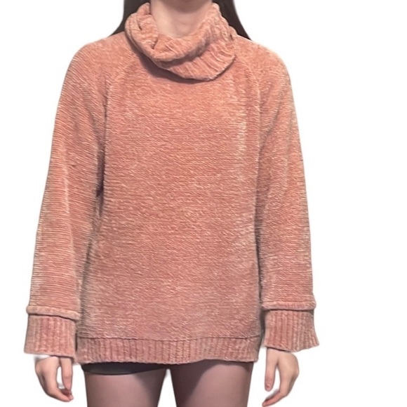 🍀5/$25🍀‎ Pink Lilly Small oversized pink comfy sweater - Picture 1 of 10